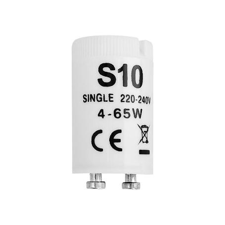 CEBADOR 4 - 65 WATT. CEBADOR FLUORESCENTE, ARRANCADOR TUBO FLUORESCENTE, CEBADOR ENCENDIDO RÁPIDO.
