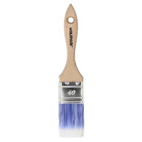 PALETINA PROFESIONAL PLUS ANCHO 40 MM. CERDAS SINTENTICAS PBT, MANGO MADERA HAYA ERGONOMICO, BROCHA PINTOR, PINCEL 