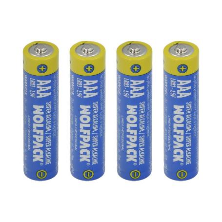 PILA ALCALINA AAA LR-3  BLISTER 4 PIEZAS