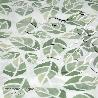 CORTINA DUCHA HOJAS VERDES 180X200 CM. IMPERMEABLE