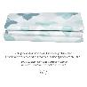 CORTINA DUCHA GEOMETRICA AZUL 180X200 CM. IMPERMEABLE