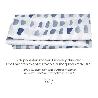 CORTINA DUCHA MATRIX AZUL 180X200 CM. IMPERMEABLE