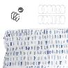 CORTINA DUCHA MATRIX AZUL 180X200 CM. IMPERMEABLE