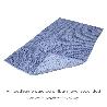 ALFOMBRA BAÑO POLIÉSTER CHENILLA 50X80 CM. AZUL.