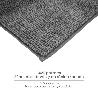 ALFOMBRA BAÑO POLIÉSTER CHENILLA 50X80 CM. GRIS.