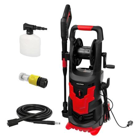 HIDROLIMPIADORA ALTA PRESIÓN 180 BARES 2.400 WATT. CON ACCESORIOS 390 LITROS / HORA. LIMPIADORA DE AGUA CON DEPOSIT
