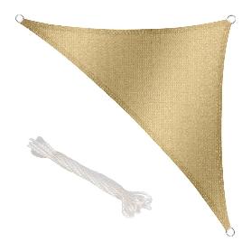TOLDO VELA SOMBRA JARDIN TRIANGULAR BEIGE 5,0 X 5,0 METROS.