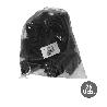 CONTERA INTERIOR PLASTICO CUADRADA 80X80 MM. COLOR NEGRO. BOLSA 25 UNIDADES. CONTERA MESA, SILLA, MUEBLES, ESTANTER