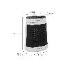 TERMOVENTILADOR CERAMICO OSCILANTE 1000/1500 WATT.