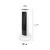 CALEFACTOR CERAMICO PTC TORRE EFECTO LLAMA 2000 WATT. OSCILANTE. TERMOVENTILADOR ELECTRICO