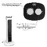 CALEFACTOR CERAMICO PTC TORRE EFECTO LLAMA 2000 WATT. OSCILANTE. TERMOVENTILADOR ELECTRICO