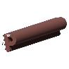 BURLETE ELÁSTICO P 6 M. X 9 MM. MARRÓN