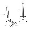 SOPORTE PARA BICICLETAS DE SUELO, ANCHO RUEDA 6,5 CM. TACOS ANTIDESLIZANTES, CABALLETE BICICLETA, SOPORTE E BIKE