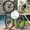 SOPORTE PARA BICICLETAS DE SUELO, ANCHO RUEDA 6,5 CM. TACOS ANTIDESLIZANTES, CABALLETE BICICLETA, SOPORTE E BIKE