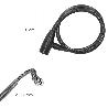 CABLE BICICLETA CON LLAVE 12 MM. X 80 CM.