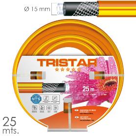MANGUERA TRICOTADO NO TORSION 15 MM. - 5/8 ROLLO 25 METROS