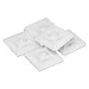 BASE ADHESIVA PARA BRIDAS 28X28 MM. BLANCA BOLSA 100 UNIDADES