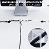 BASE ADHESIVA PARA BRIDAS 28X28 MM. BLANCA BOLSA 100 UNIDADES
