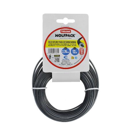 HILO NYLON REDONDO PROFESIONAL Ø 2,7 MM. (ROLLO 12 METROS)