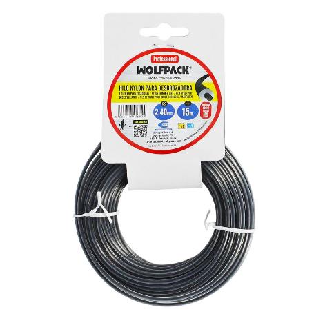 HILO NYLON REDONDO PROFESIONAL Ø 2,4 MM. (ROLLO 15 METROS)