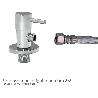 LLAVE DE ESCUADRA CERÁMICA 1/2 - 3/8