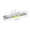 PEINE ACERO GRANDE 480X130 MM. DIENTES DE 8 MM.