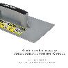 TALOCHA PLASTICO LISA 33 X 14 CM. GRIS.
