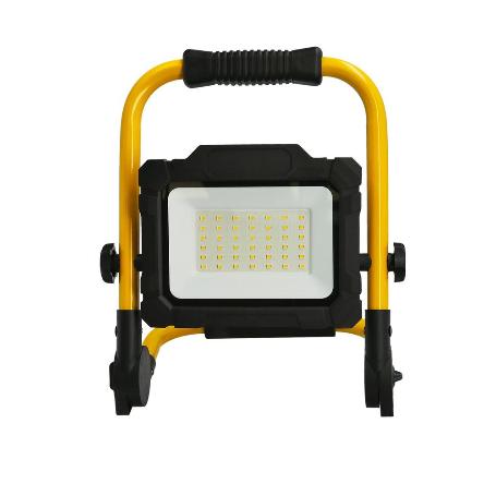 FOCO LED PLANO 30 WATT. LUZ BLANCA 4000º K IP 65 3300 LUMENES CON ASA DE TRANSPORTE