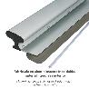 LLANA ALUMINIO / ACERO INOXIDABLE PARA YESO 50 CM.