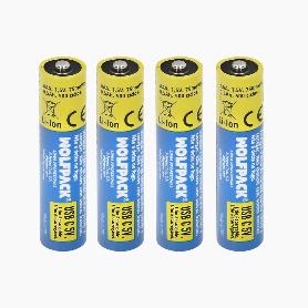 PILA LITIO RECARGABLE AAA 1,5V USB-C (4 UNIDADES)