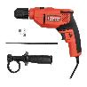 TALADRO PERCUTOR 550 WATT 13 MM. CON VARIADOR DE VELOCIDAD. INCLUYE EMPUÑADURA Y GUIA METALICA.