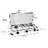 COCINA GAS 3 FUEGOS POTENCIA 5,4 KW.