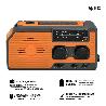 LINTERNA LED DE EMERGENCIA SOLAR CON RADIO, CON BATERIA, CARGA MANUAL DINAMO