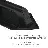 TALOCHA PLASTICO PUNTA MANGO REDONDO 26 X 14 CM. NEGRO CON ALVEOLOS