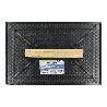 TALOCHA PLASTICO 27 X 18 CM. MANGO MADERA NEGRA CON ALVEOLOS
