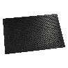 TALOCHA PLASTICO 27 X 18 CM. MANGO MADERA NEGRA CON ALVEOLOS