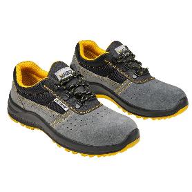 ZAPATO SEGURIDAD MAURER S1 MODELO VITTORIA TRANSPIRABLES CONCON SUELA Y PUNTERA ANTIPERFORACIÓN TALLA  44.