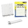 TIRAS COLGADORAS ADHESICAS CON VELCRO 19 X 85 MM. BLISTER 4 UNIDADES