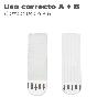 TIRAS COLGADORAS ADHESICAS CON VELCRO 19 X 85 MM. BLISTER 4 UNIDADES
