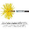 MASTIL FLEXIBLE DESHOLLINADOR ROSCA M12 LONGITUD DE 1,4 METROS.