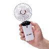 MINI VENTILADOR PLEGABLE RECARGABLE A BATERIA. 5 VELOCIDADES