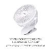 VENTILADOR CON CLIP SOBREMESA Ø 15 CM. RECARGABLE