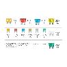 KIT DE FUSIBLES DE COCHE, 150 PCS, EXTRACTOR DE FUSIBLES PARA COCHE, CARAVANAS, FURGONETA, MOTO, BARCOS (5A 10A 15A