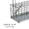 TRAMPA RATAS JAULA METAL COMPLETA 21X10X10 CM