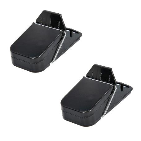 TRAMPA RATONES PLASTICO 9.5 X 4.7 CM. (BOLSA 2 UNIDADES)