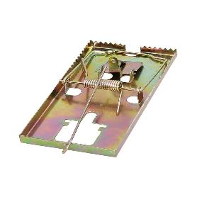 TRAMPA RATAS METÁLICA GALVANIZADA 16 X 8.8 CM.
