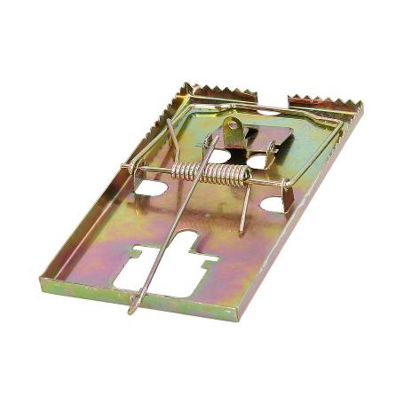 TRAMPA RATAS METÁLICA GALVANIZADA 16 X 8.8 CM.