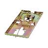 TRAMPA RATAS METÁLICA GALVANIZADA 16 X 8.8 CM.