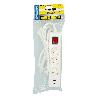 BASE MULTIPLE 3 TOMAS SCHUCKO Y 2 TOMAS USB (A / C) CON INTERRUPTOR Y TOMA DE TIERRA