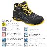BOTAS SEGURIDAD MAURER S3 MODELO AMERINA ANTIDESLIZANTE CON SUELA RESISTENTE A LOS HIDROCARBUROS. TALLA 38.